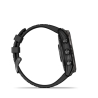 Garmin epix Pro (Gen 2) Sapphire, 51 mm, Carbon Gray DLC Titanium, Black band