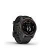 Garmin fenix 7S Pro Sapphire Solar, Carbon Gray DLC Titanium, Black Band