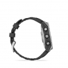 Garmin fenix E - 47mm, AMOLED, Stainless Steel/Graphite, Black band