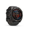 Garmin fenix 8 - 51mm, AMOLED, Sapphire, Carbon Gray DLC Titanium, Black/Pebble Gray band