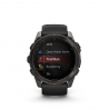 Garmin fenix 8 - 51mm, AMOLED, Sapphire, Carbon Gray DLC Titanium, Black/Pebble Gray band