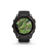 Garmin fenix 8 - 51mm, AMOLED, Sapphire, Carbon Gray DLC Titanium, Black/Pebble Gray band