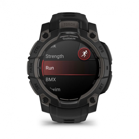 Garmin Instinct 3 AMOLED 45mm, Black, Black silicone band