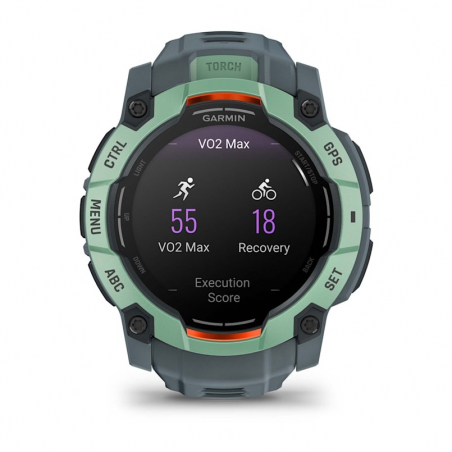 Garmin Instinct 3 AMOLED 50mm, Neo tropic, Twilight silicone band