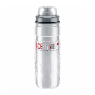 Elite fľaša ICE FLY Termo 500ml 2,5 hod, transparentná